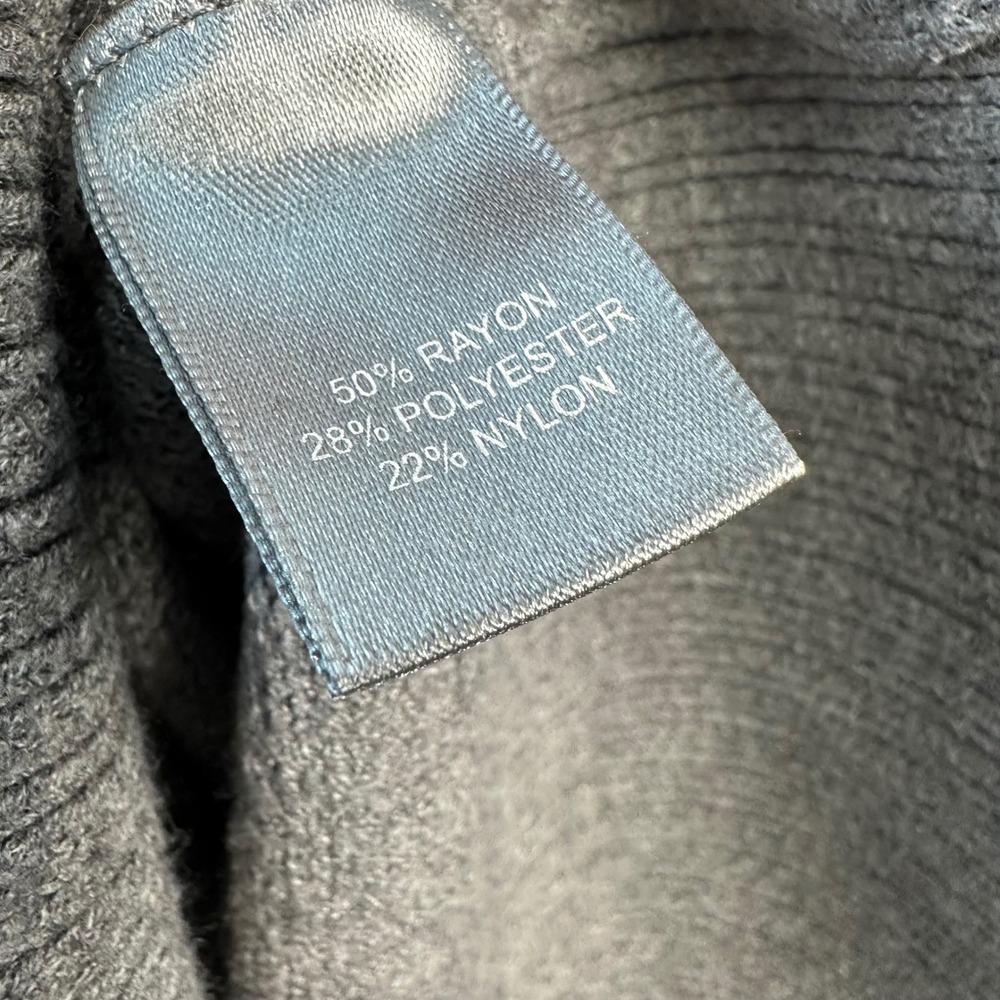 Marled Womens Gray Crew Neck Long Sleeve Knit Pullover‎ Sweater size Medium - Picture 5 of 6